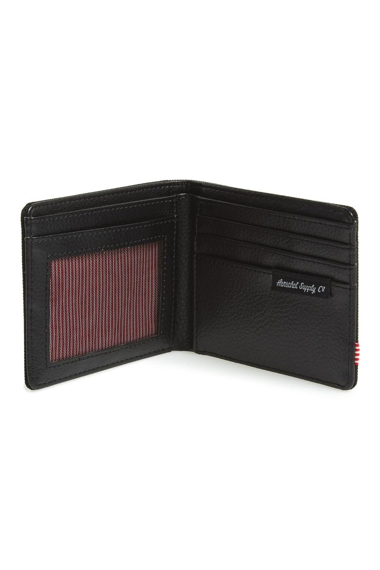 'Hank' Bifold Wallet, Alternate, color, BLACK