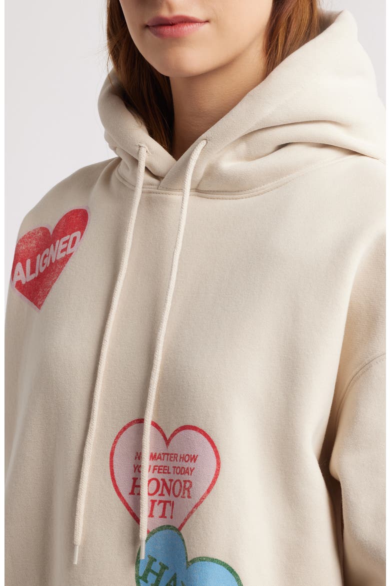 How's Your Heart Hoodie, Alternate, color, CREAM