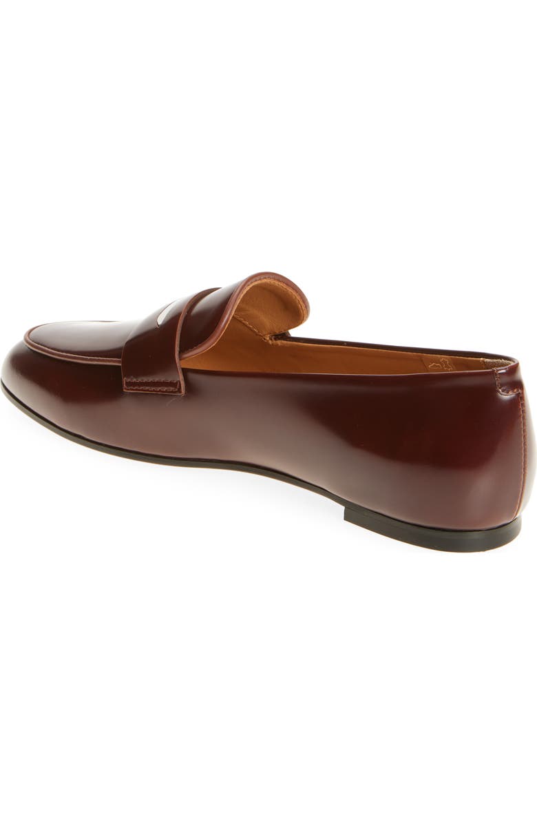 Tod's Logo Loafer, Alternate, color, S003 Cuoio Scuro S202 Mogano