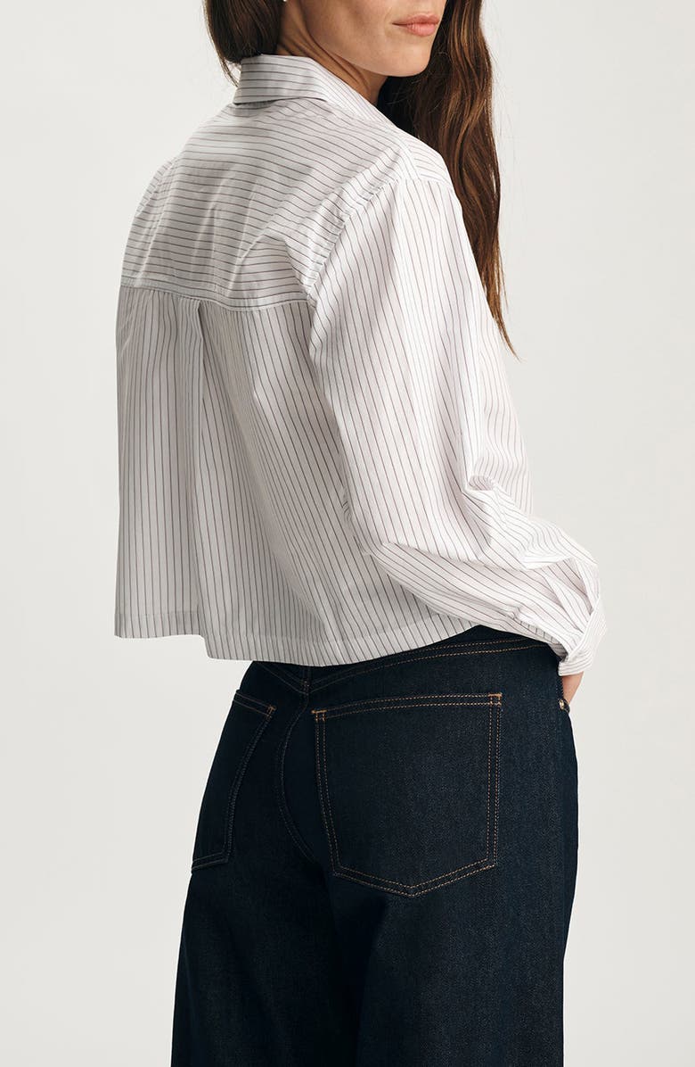 Mavi Jeans Stripe Button-Up Shirt, Alternate, color, 