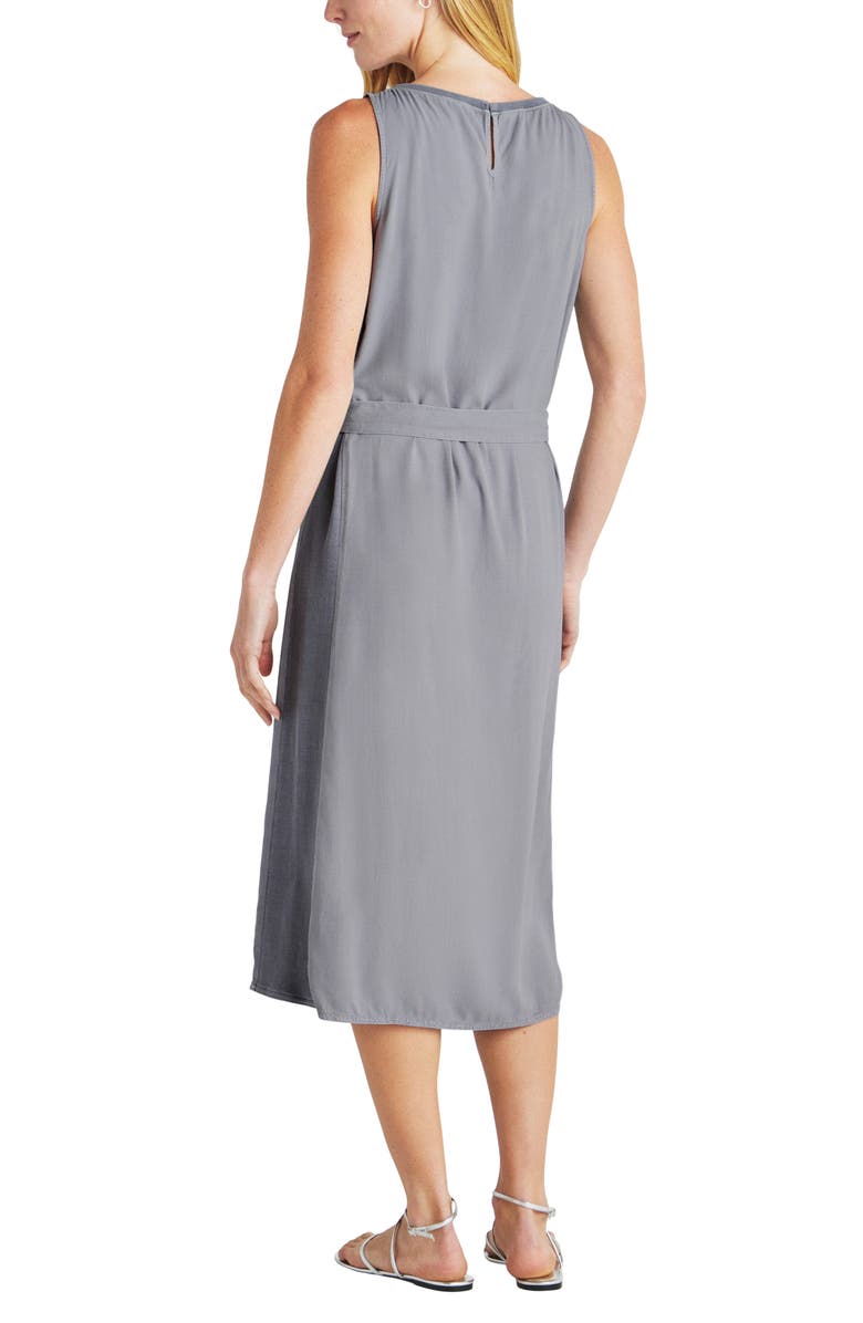 Splendid Tommie Sleeveless Side Rib Midi Dress, Alternate, color, 