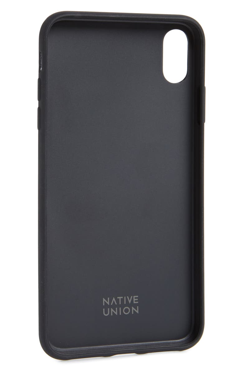Native Union Click Card Leather iPhone XS Case, Alternate, color,