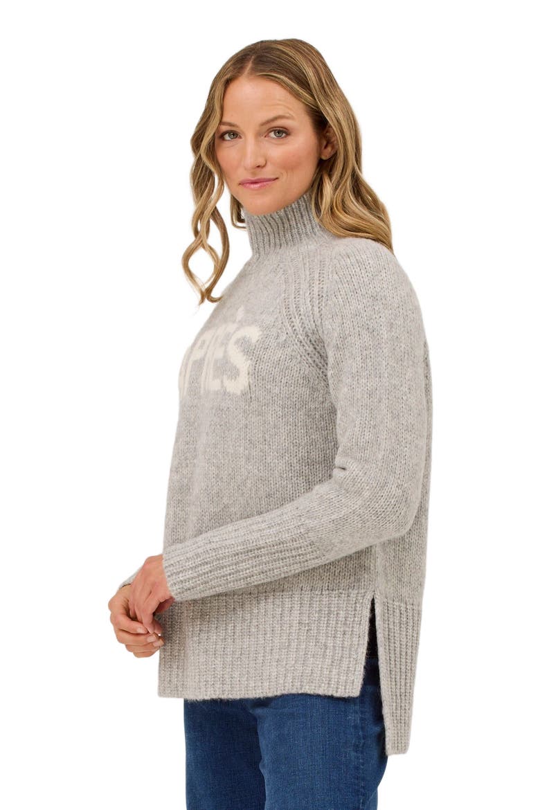 Apres Baby Alpaca Tunic, Alternate, color, Silver