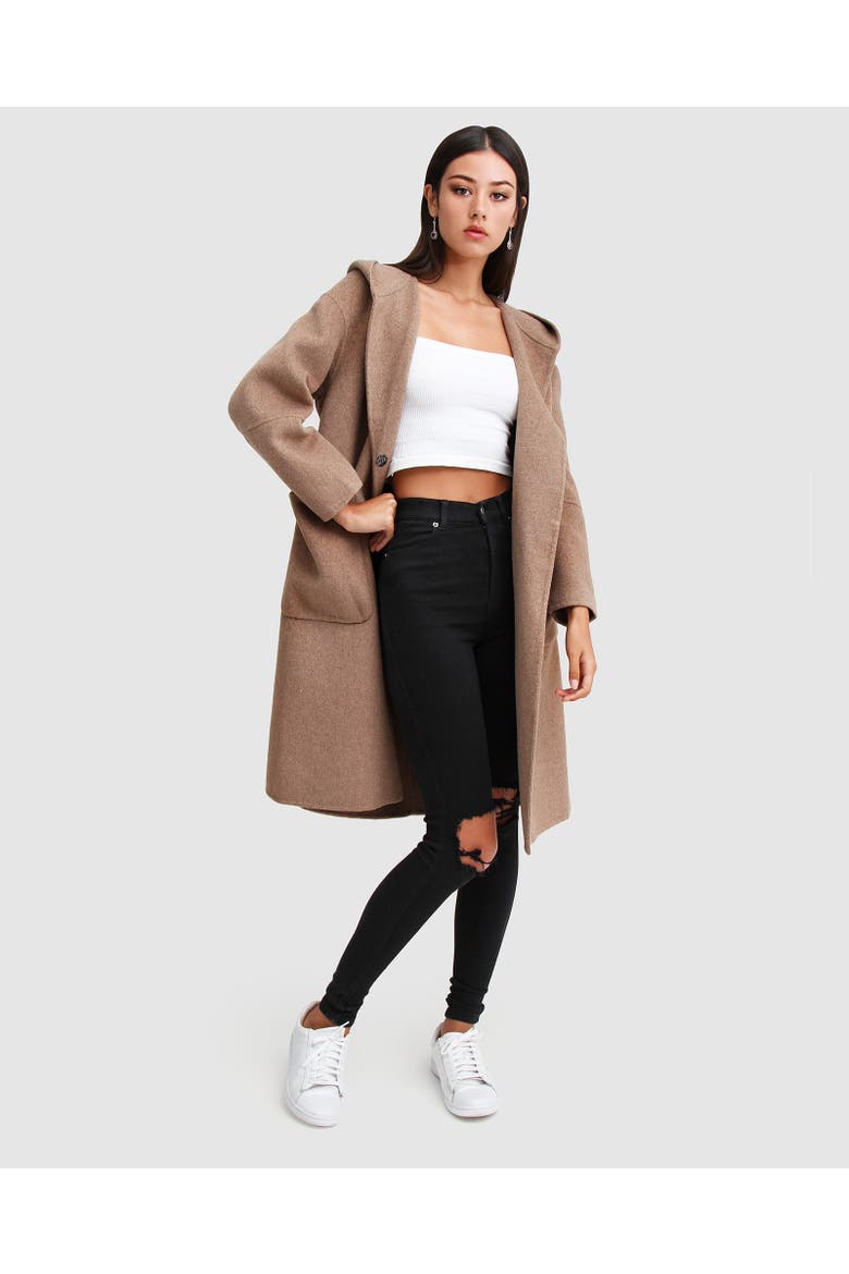 Walk This Way Wool Blend Oversized Coat, Alternate, color, OAT