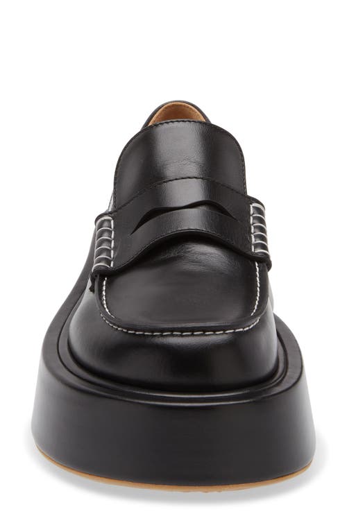 Jw Anderson Platform Loafers In 999 Black