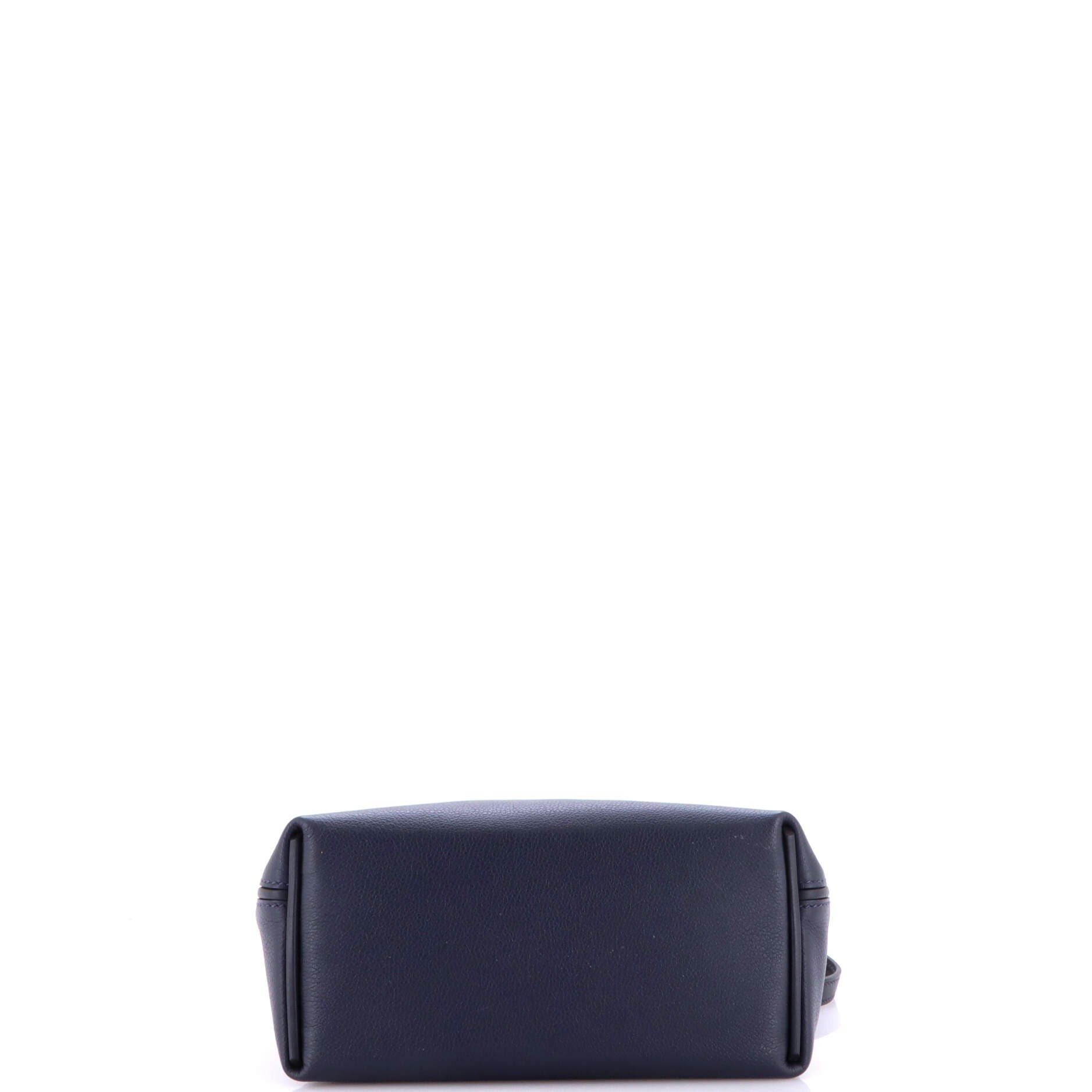 Pre-Owned Hermes 24/24 Bag Evercolor with Swift 21, Alternate, color, Bleu Nuit