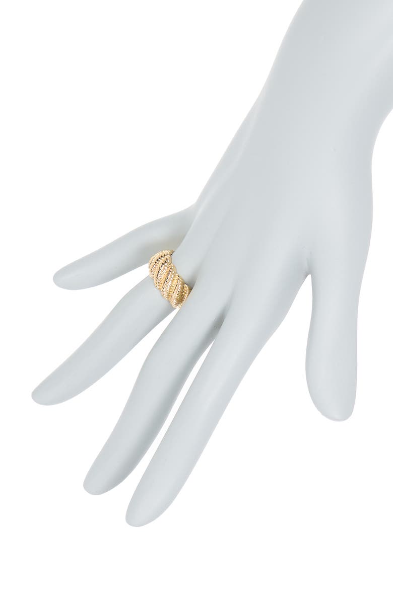 NORDSTROM RACK Textured Wide Band Ring, Alternate, color, 