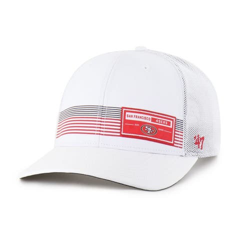 Men's '47 White San Francisco 49ers Rangefinder Trucker Adjustable Hat