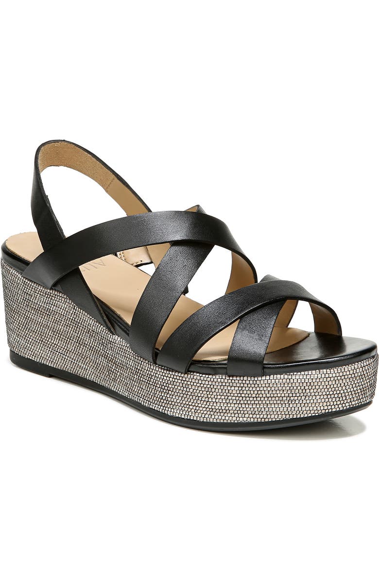 Naturalizer Unique Platform Wedge Sandal, Main, color,