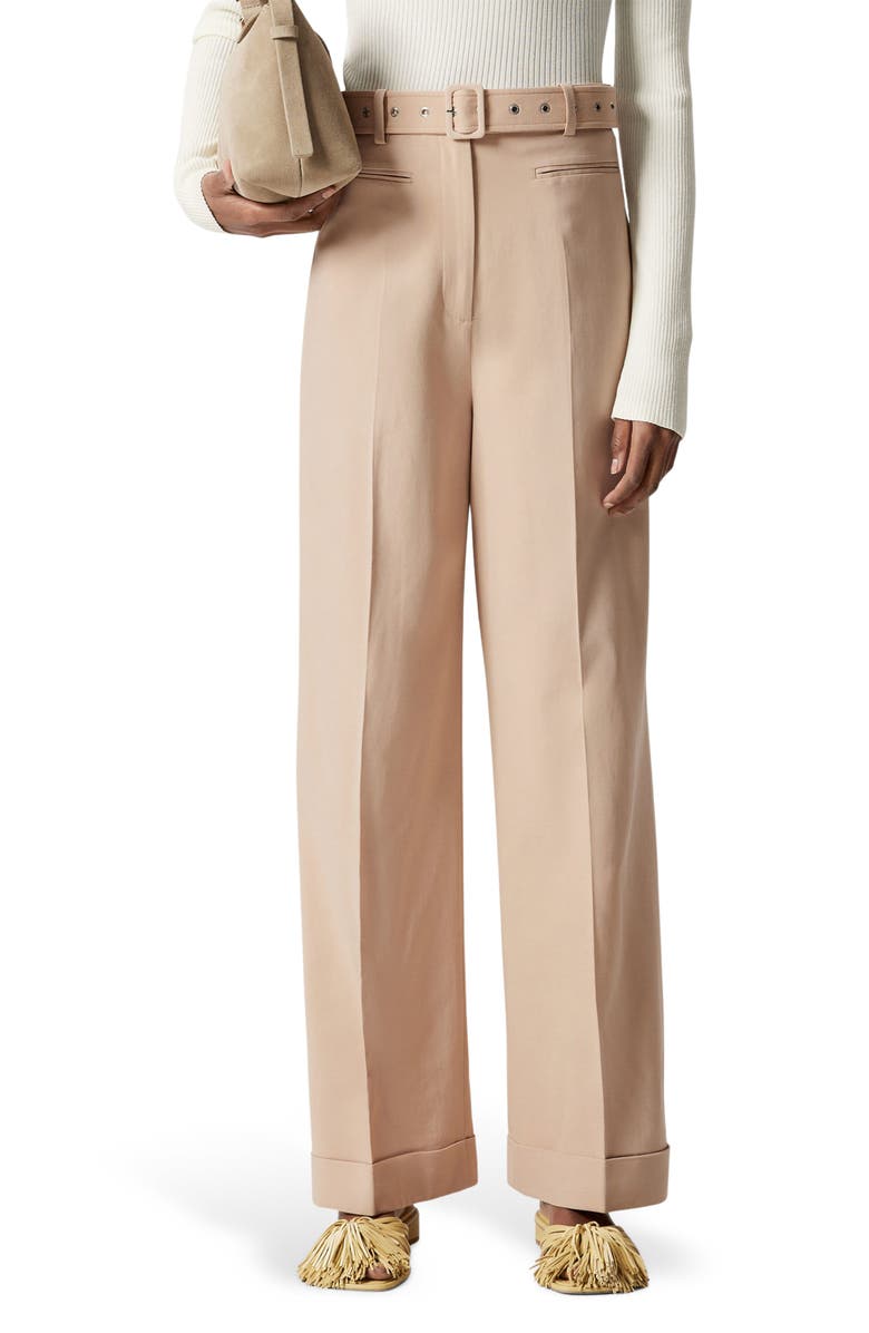 & Other Stories Belted Pants, Main, color,