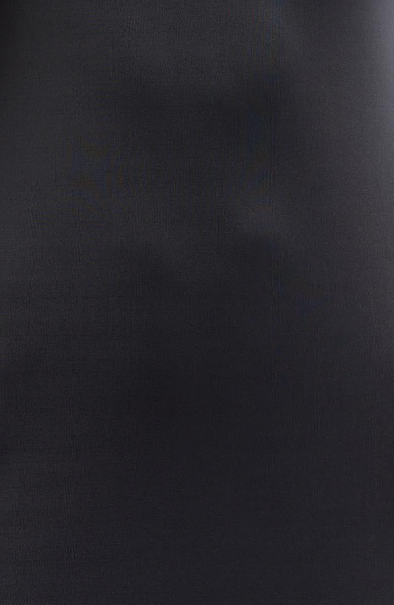 Natori Body Doubles Lace Trim Nightgown, Alternate, color, Black