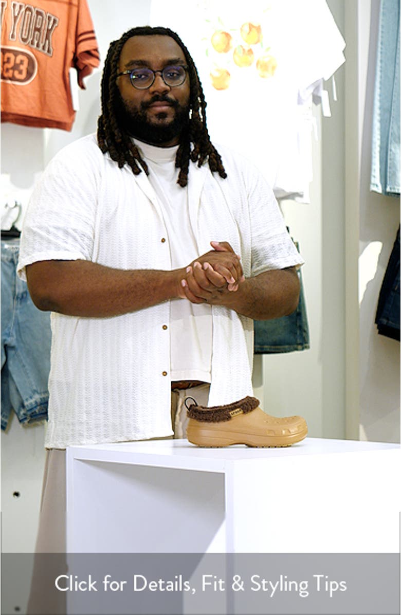 Classic Fleece Lined Shorty Clog, sales video thumbnail