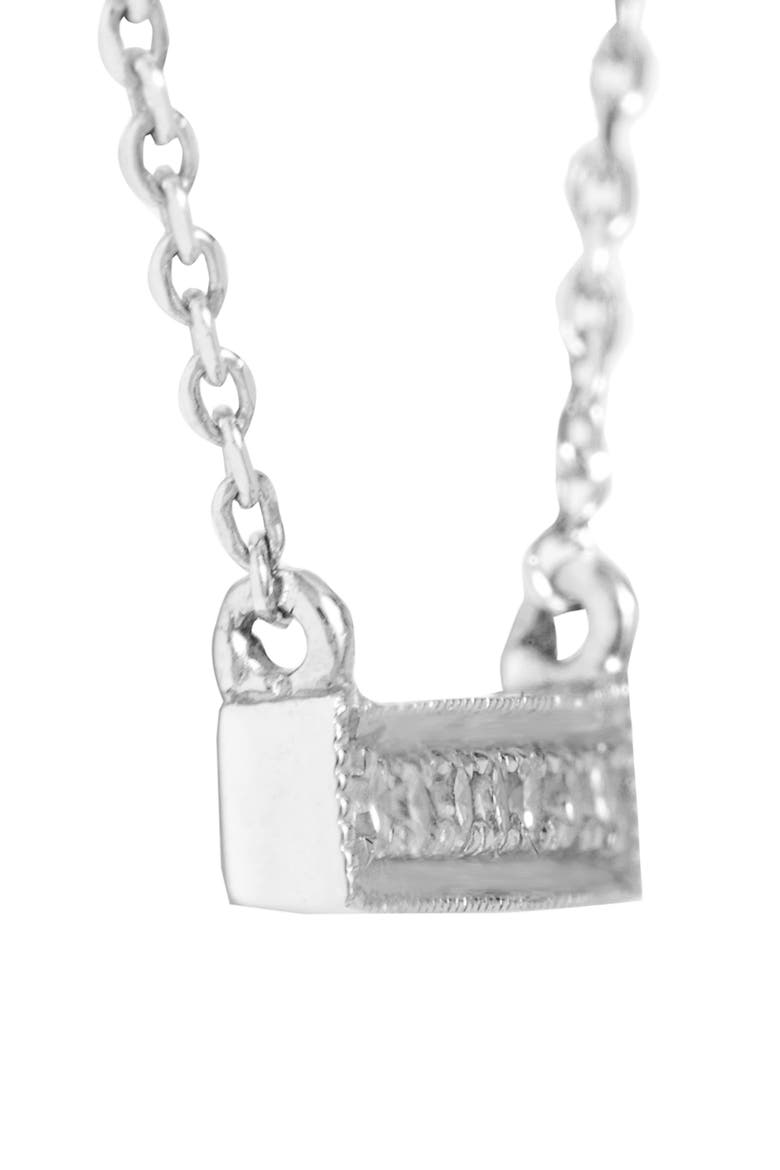 'Sylvie Rose' Diamond Bar Pendant Necklace, Alternate, color, WHITE GOLD