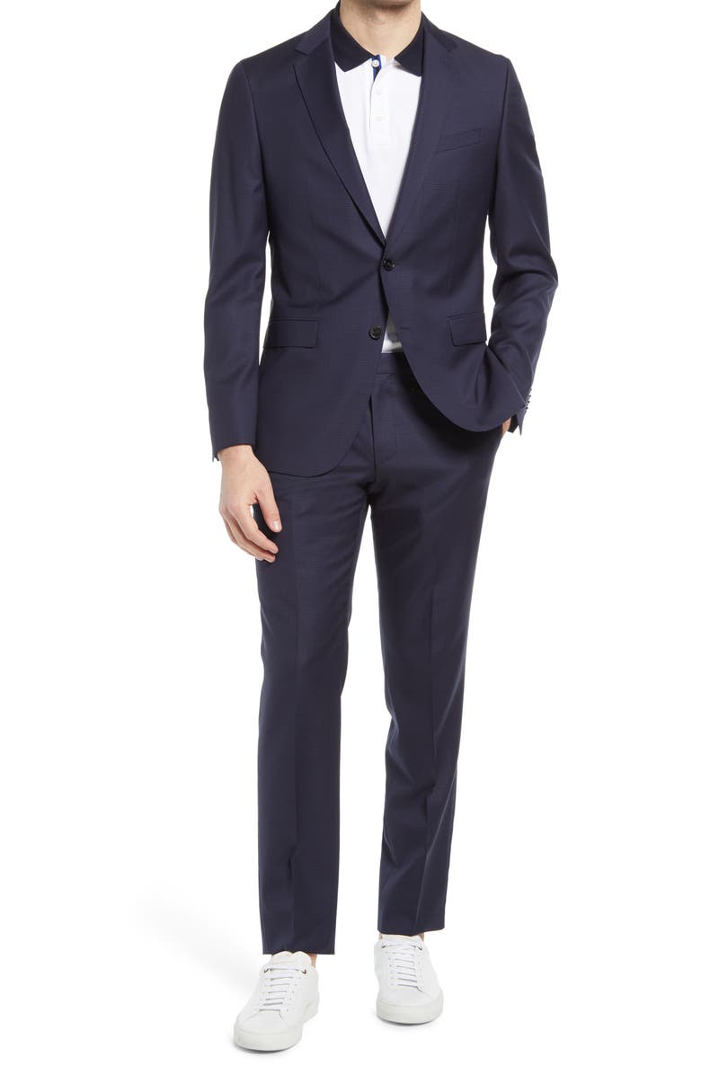 BOSS Novan/Ben Slim Fit Wool Suit, Main, color,