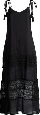 Elan Lace Tie Strap Cover-Up Maxi Dress