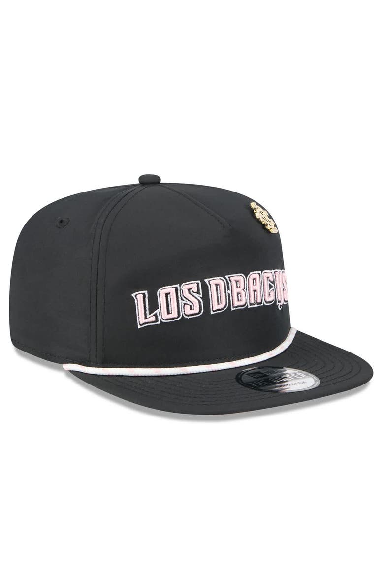 Men's New Era  Black Arizona Diamondbacks 2025 Big League Chew Golfer Snapback Hat, Alternate, color, Black