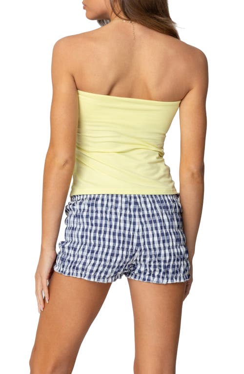 EDIKTED EDIKTED SHELF BRA STRETCH COTTON TUBE TOP