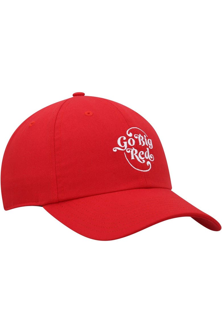 Men's adidas Scarlet Nebraska Huskers Slouch Adjustable Hat, Alternate, color, Scarlet