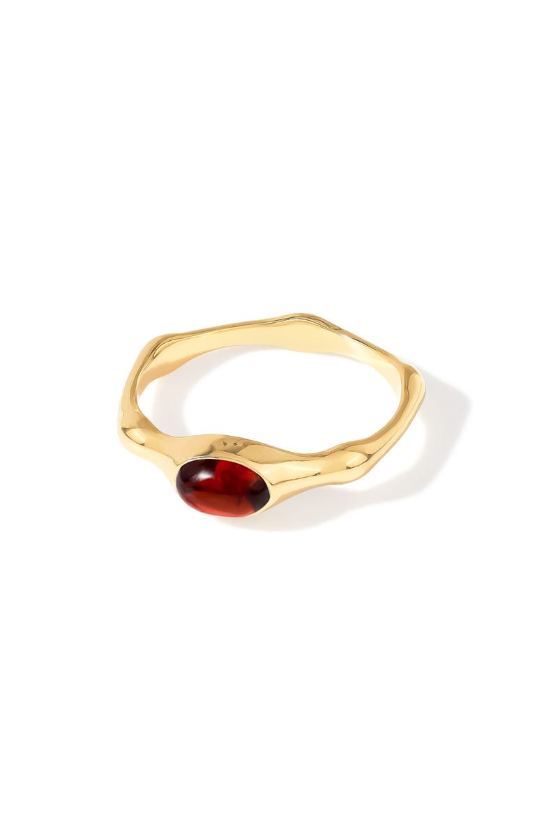 YS GEMS Wavy Band Ring, Alternate, color, Red