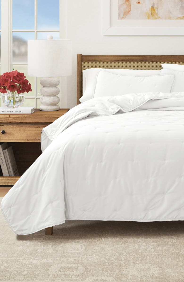 Woven & Weft Dot Stitched Quilt Set, Alternate, color, White