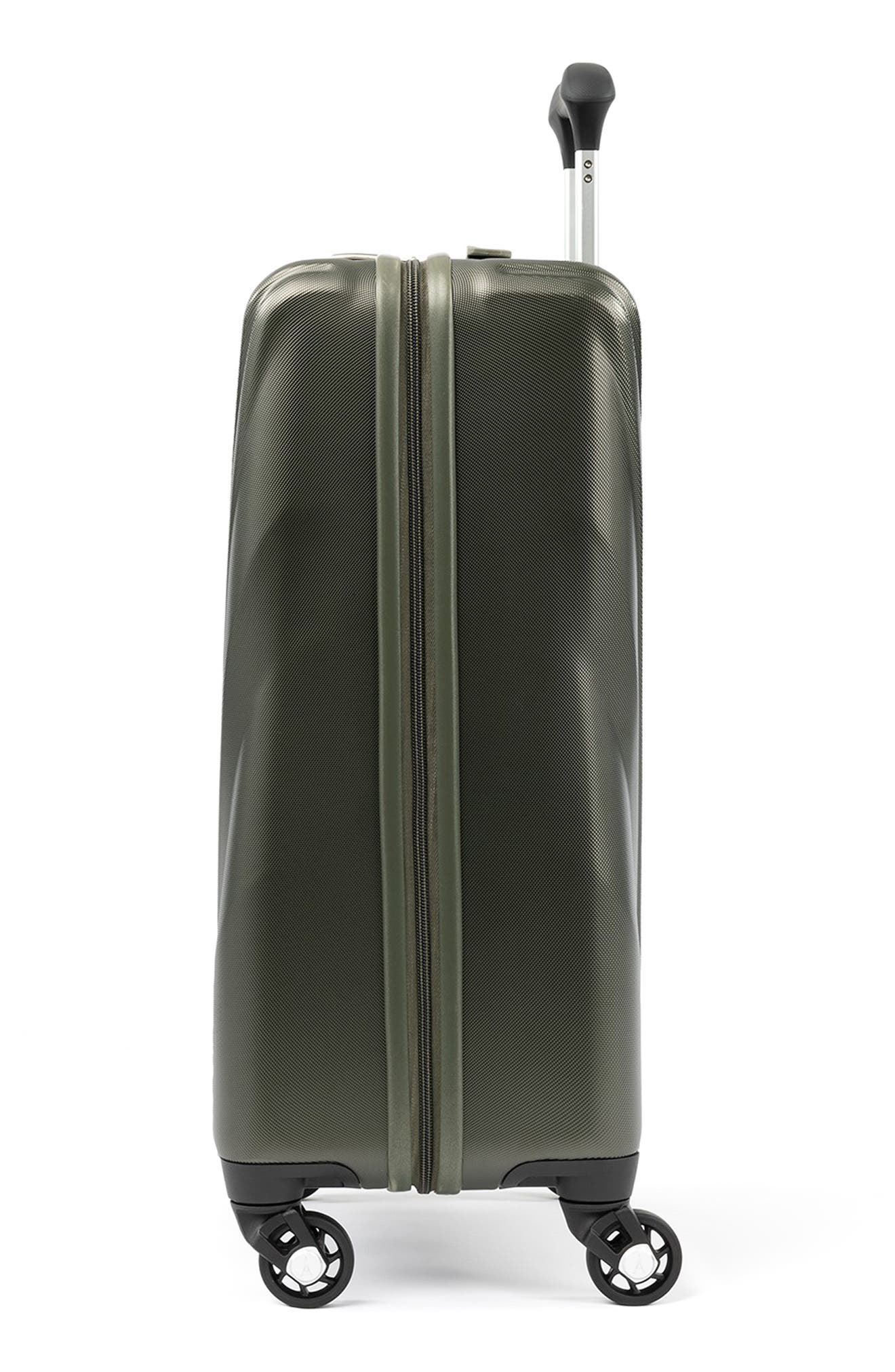 TRAVELPRO Max Lite 5 20-Inch International Carry-On Hardside Spinner Luggage, Alternate, color, Slate Green