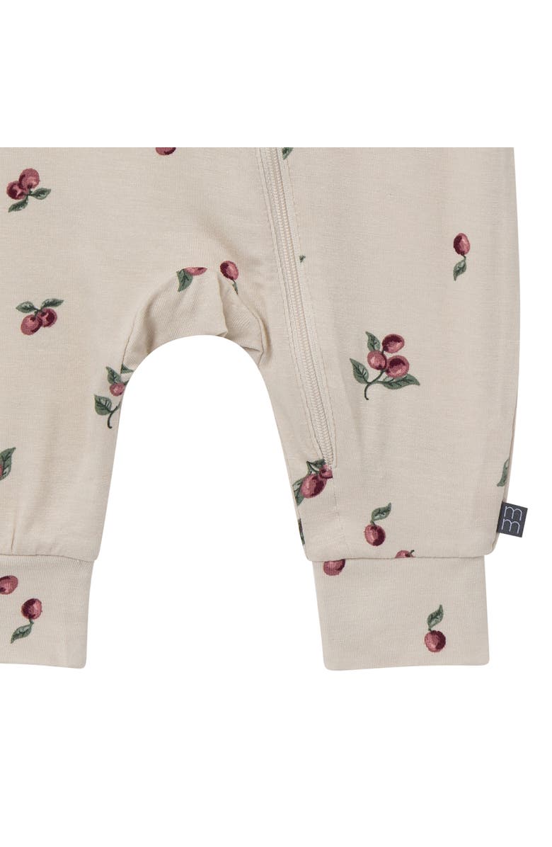 Modern Moments<sup>™</sup> by Gerber Long Sleeve Footless Rompers, Alternate, color, Gray And Purple