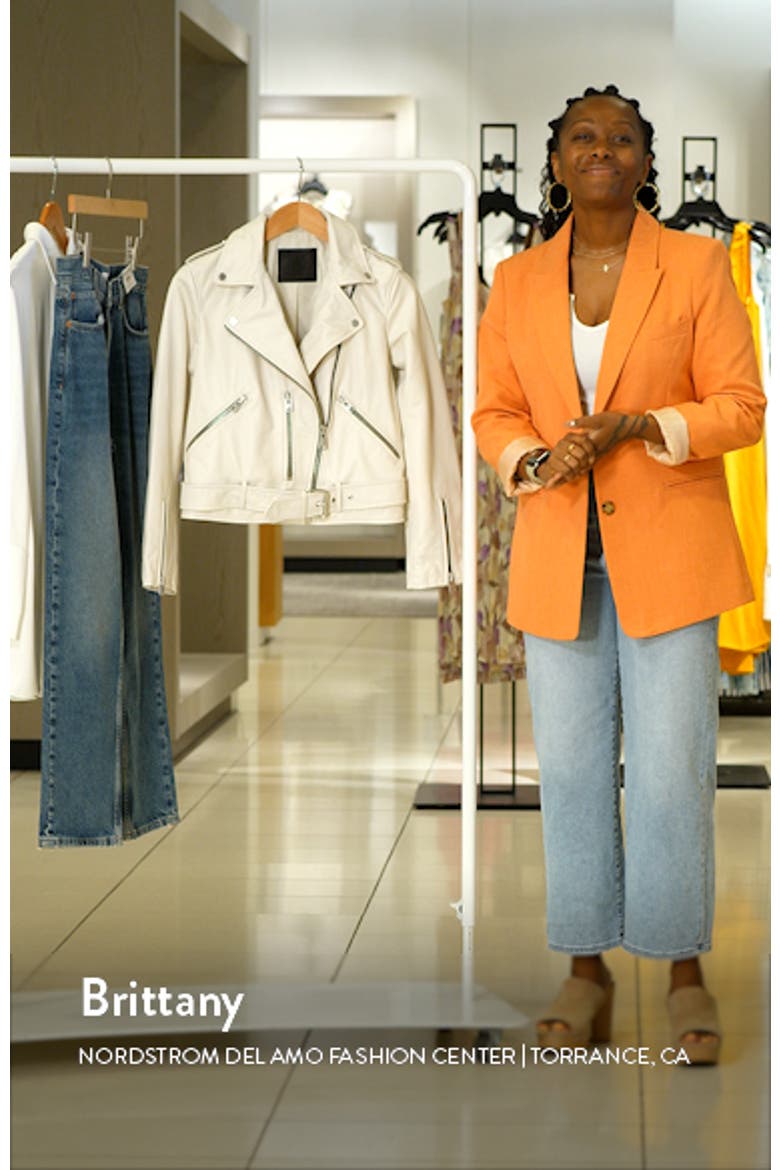 Balfern Sheepskin Leather Biker Jacket video