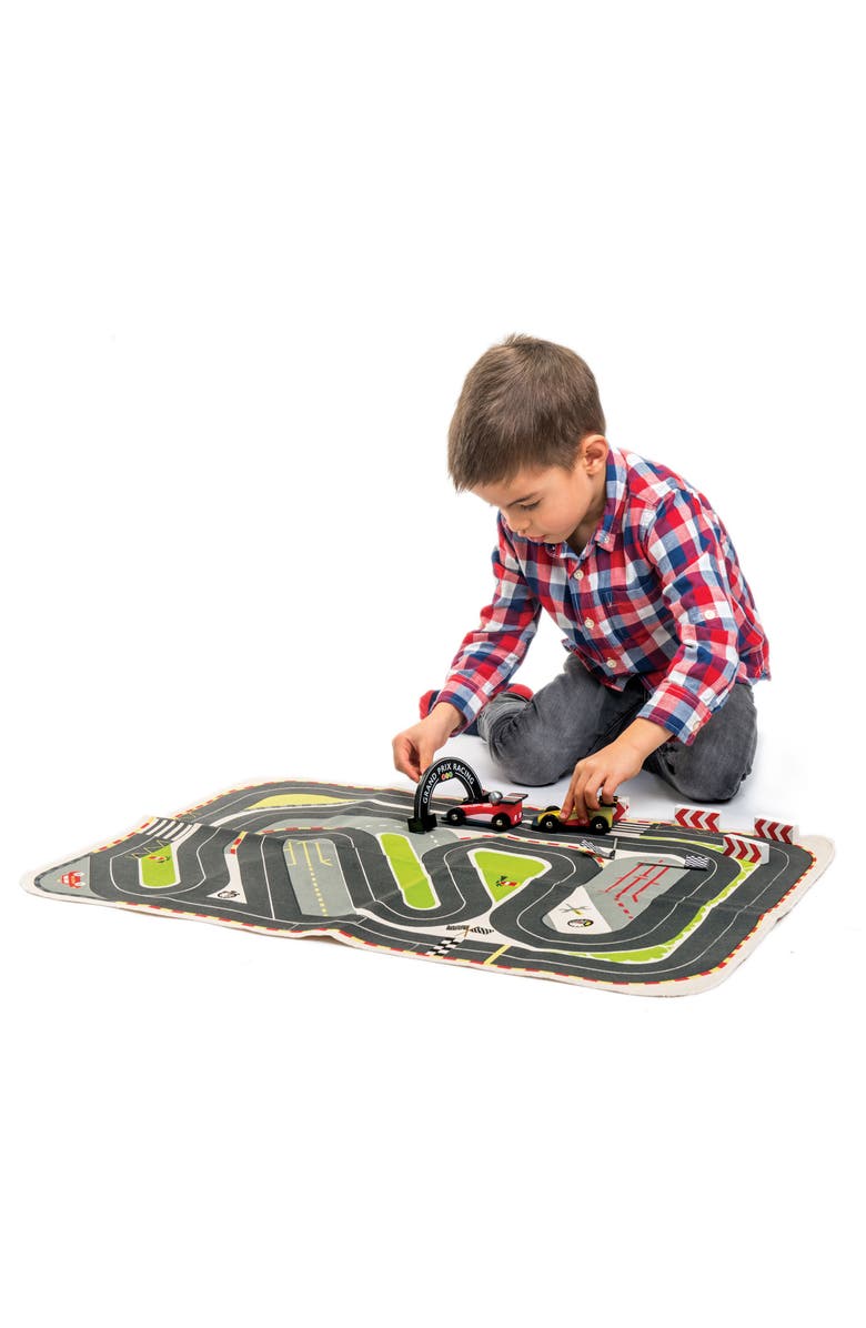 Tender Leaf Toys Formula One Racing Playmat, Alternate, color, 
