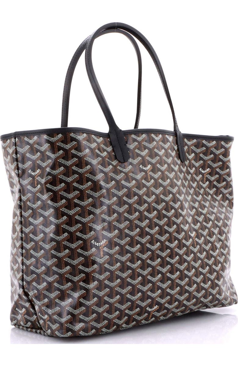 Pre-Owned Goyard Saint Louis Tote Coated Canvas PM, Alternate, color, Black