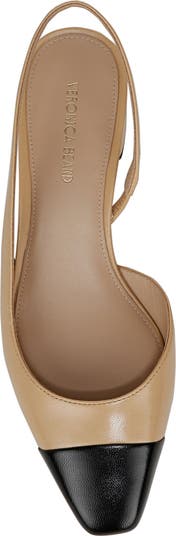 Becoming Cap Toe Slingback Pump