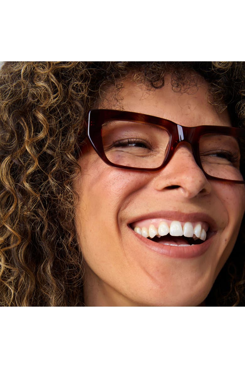 Leon Blue Light Glasses, Alternate, color, Creme
