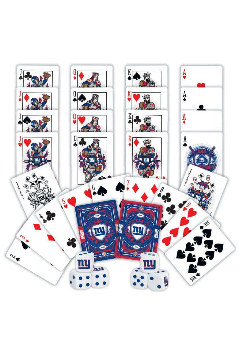 New York Giants Playing Cards & Dice, Alternate, color, Multicolor