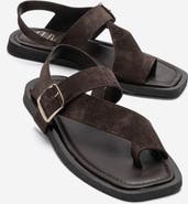 Forever & Always Shoes Curry Leather Slingback Sandal