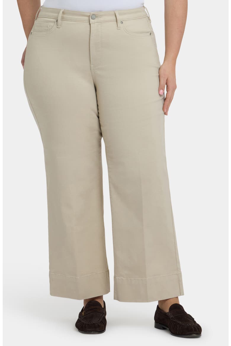 Teresa Ankle Wide Leg Jeans, Main, color, FEATHER