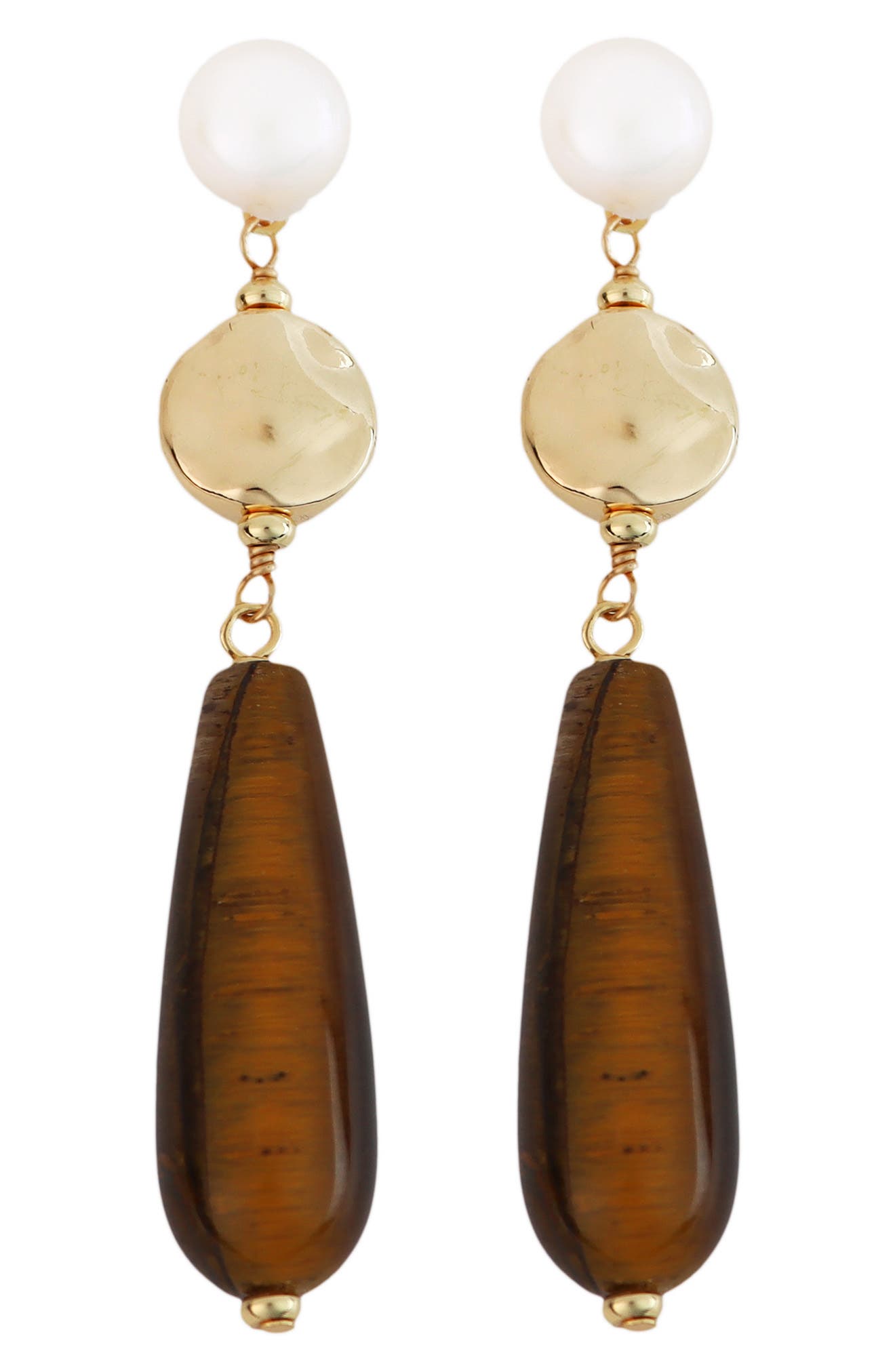 Panacea Linear Teardrop Earrings