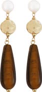 Panacea Linear Teardrop Earrings