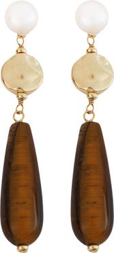 Panacea Linear Teardrop Earrings