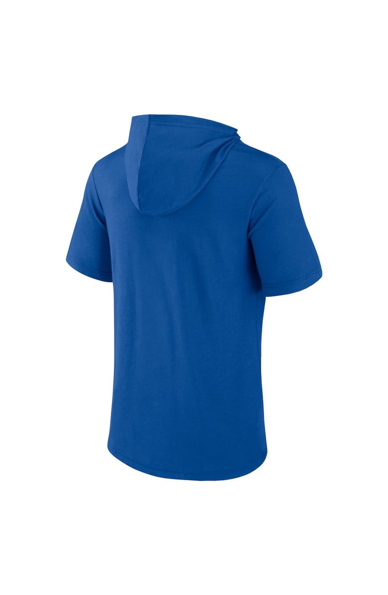 FANATICS Men's Fanatics Royal New York Mets Offensive Strategy Short Sleeve Pullover Hoodie, Alternate, color,