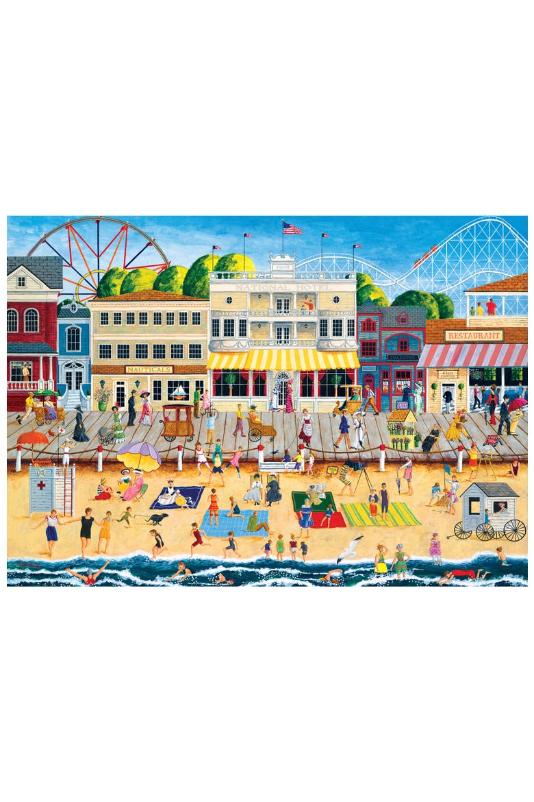 On the Boardwalk 3000pc Puzzle, Alternate, color, Multicolor