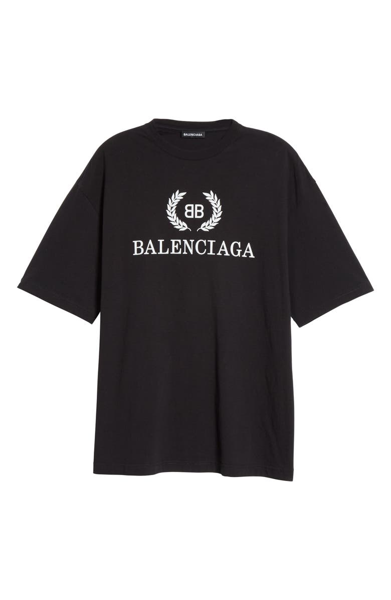 Balenciaga New BB Logo T-Shirt, Alternate, color, 