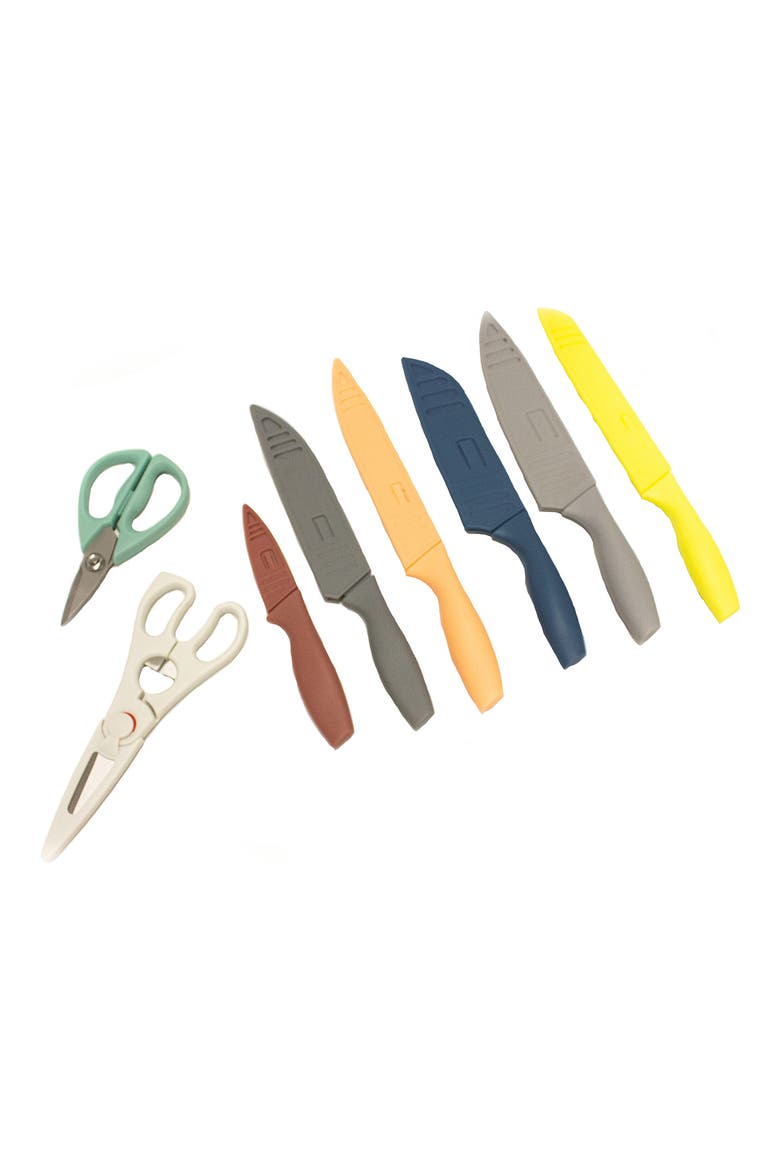 INTERNATIONAL 15-Piece Multicolor Knife Set, Main, color, MULTI