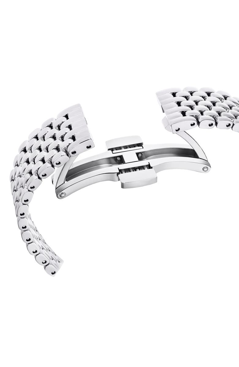 Swarovski Certa Bracelet Watch, 30mm, Alternate, color, Silver