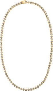 st. Moran Bezeled Cubic Zirconia Tennis Necklace