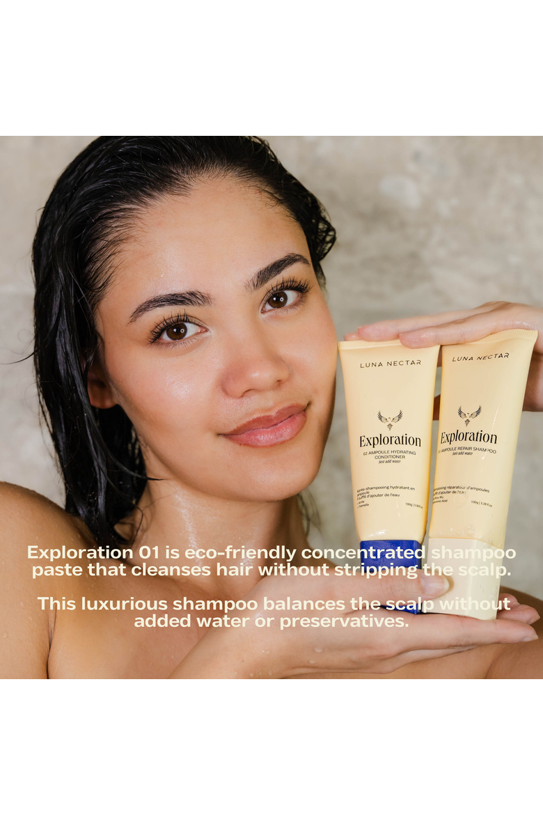 Exploration 01 Ampoule Repair Shampoo, Alternate, color, White