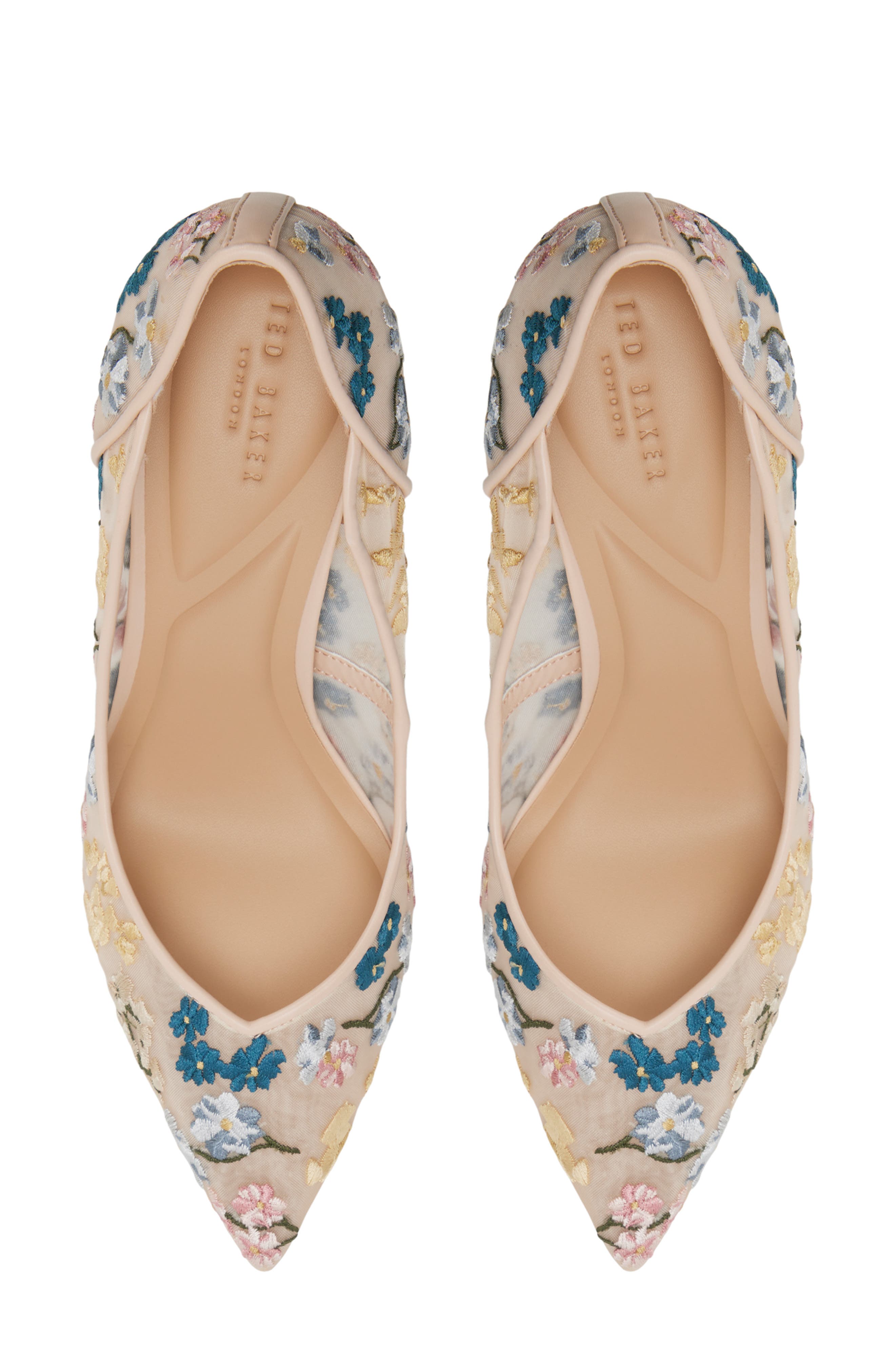 Ted Baker London Cassy Floral Embroidered Pump, Alternate, color, Floral