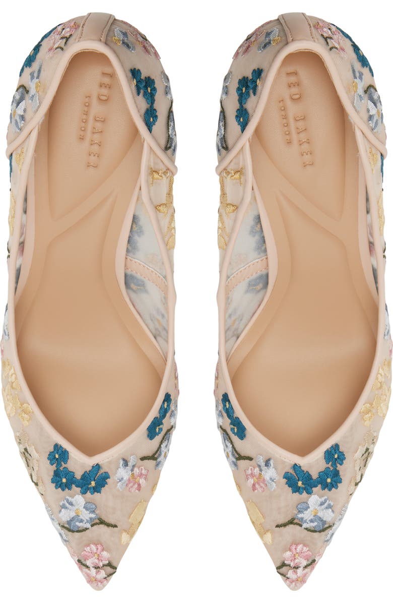 Ted Baker London Cassy Floral Embroidered Pump, Alternate, color, Floral