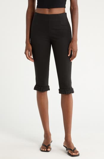 Misty Smocked Capri Pants