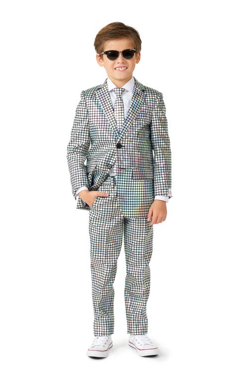 Opposuits Kids' Metallic Disco Two-piece Suit & Clip-on Tie In Miscellaneous