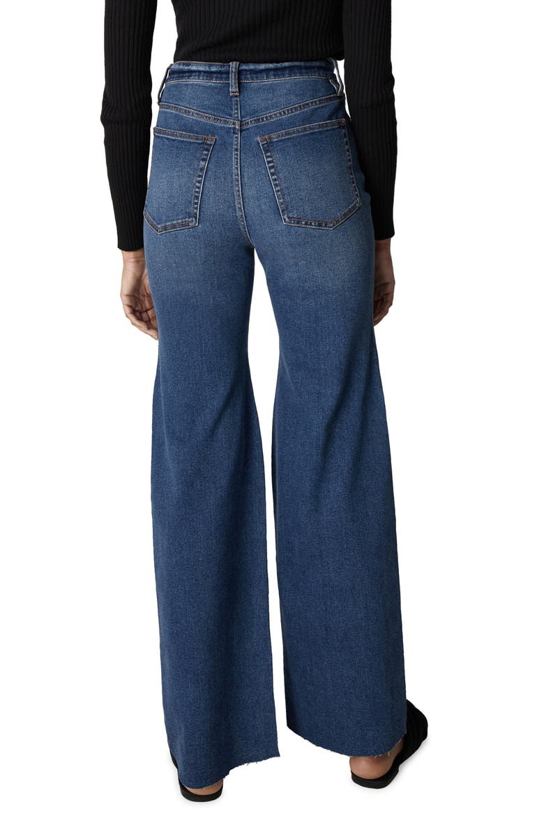 Noemi Long Pasadena Flare Jeans, Alternate, color, DARK BLUE