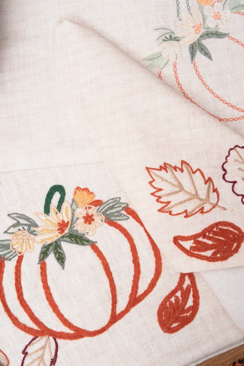 Autumn Botanical Napkin Set of 6, Alternate, color, Red